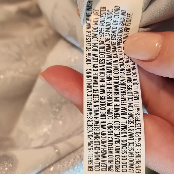 Forever 21 Silver Brocade Fit & Flare Dress - Picture 6 of 6